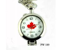 PW-189 Maple Leaf "Canada" w/ Magnifying Glass - Clear/Silver