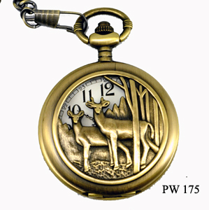 PW-175 Cut out Deer - Gold