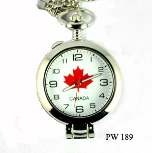 PW-189 Maple Leaf \"Canada\" w/ Magnifying Glass - Clear/Silver