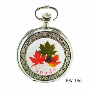 PW-196 \"Canada\" Maple Leaves - Coloured