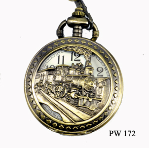 PW-172 Cut Out Train - Gold