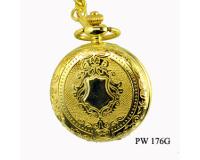 PW-176G Dotted Pattern w/ Crest - Gold
